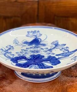 Mâm Bồng Thờ Hoa Sen Men Ngọc