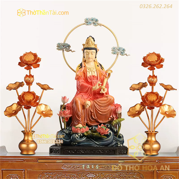 Bình Hoa Sen Đồng Đài Loan