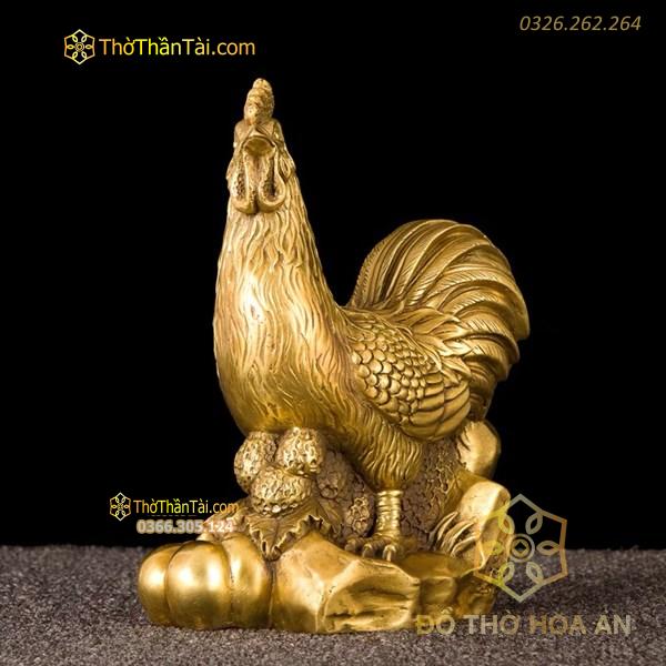 Tượng Linh Vật Gà Đồng Phong Thuỷ