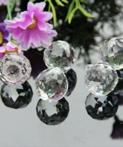 Cầu Treo Phong Thủy Pha Lê Trắng