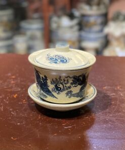 Bát Sâm/Bát Nước Men Men Rạn Vẽ