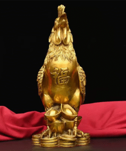 Tượng Gà Trống Chữ Phúc