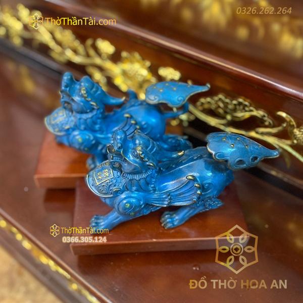 Tỳ Hưu Đồng Đài Loan Màu Xanh Lam