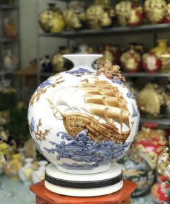 Bình Hút Lộc Thuận Buồm Xuôi Gió Đắp Nổi