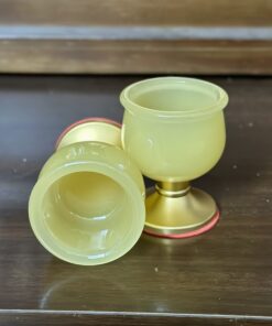 Chén Thờ Lưu Ly Vàng Bọc Đồng