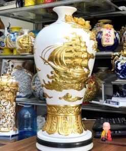Mai Bình Thuận Buồm Xuôi Gió Men Màu Dát Vàng