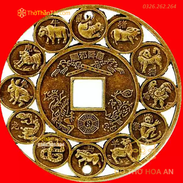 Đồng Tiền Xu 12 Con Giáp