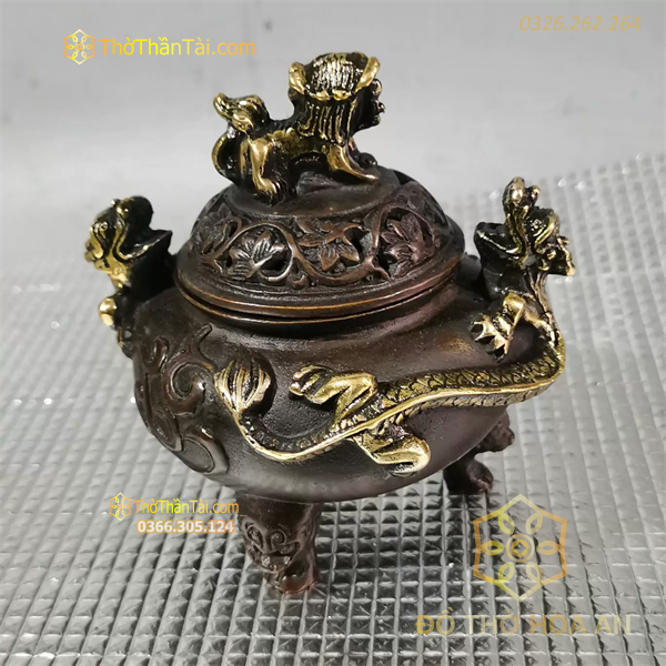 Đốt Trầm Lân Đồng Mini