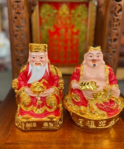 Tượng Thần Tài Thổ Địa Hồng Kông Đỏ