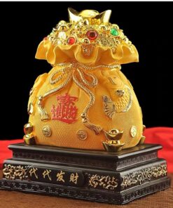 Túi Tiền Chiêu Tài Tiến Bảo Vàng Kim