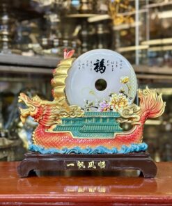 Thuyền Rồng Đồng Điếu Ngũ Sắc