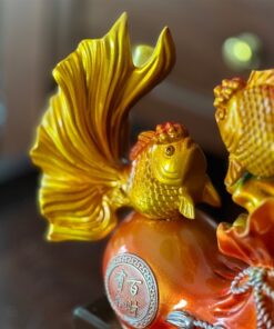 Đôi Cá Chép Đón Lộc Phong Thủy