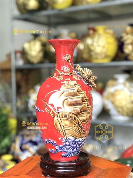 Bảo Bình Thuận Buồm Xuôi Gió Men Đỏ Dát Vàng