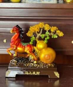 Ngựa Kéo Hồ Lô Phong Thủy