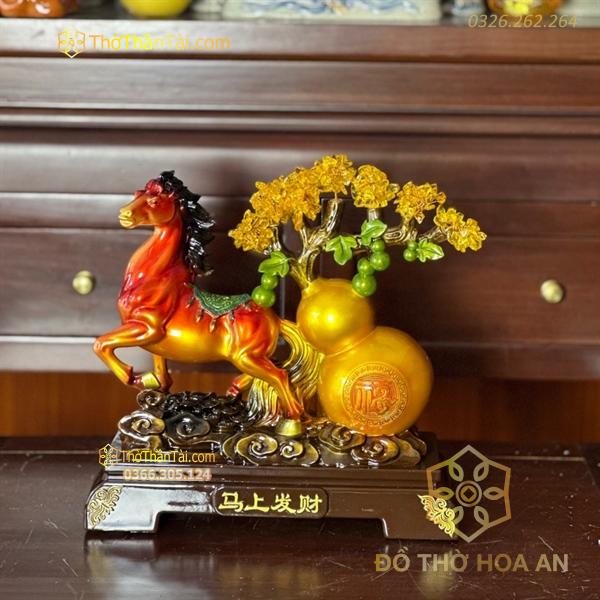 Ngựa Kéo Hồ Lô Phong Thủy