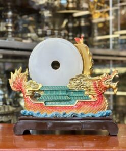 Thuyền Rồng Đồng Điếu Ngũ Sắc