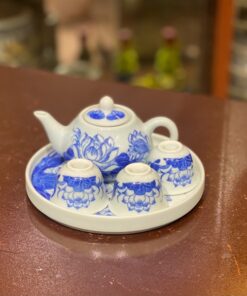 Bộ Ấm Chén Trà Thờ Men Ngọc