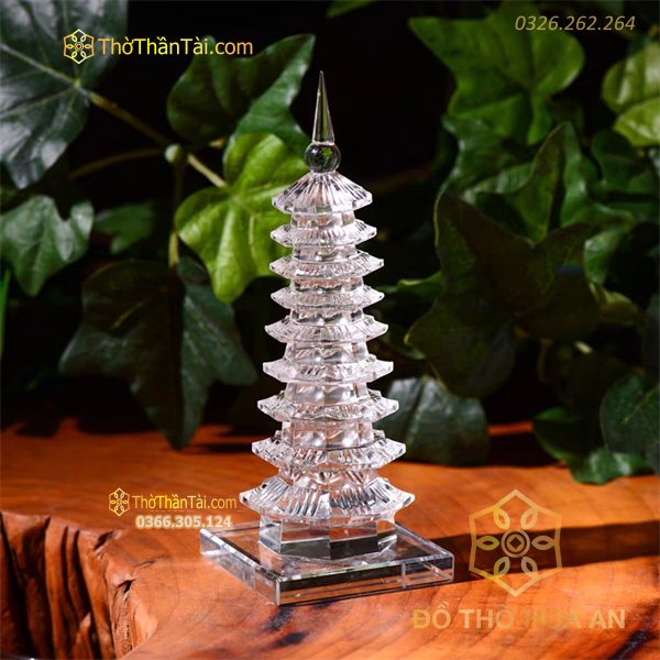 Tháp Văn Xương Pha Lê Trắng
