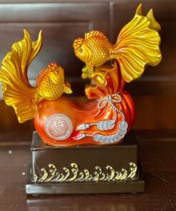 Đôi Cá Chép Đón Lộc Phong Thủy