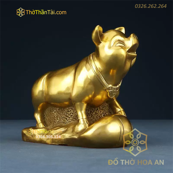Linh Vật Lợn Đồng Phong Thủy