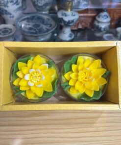 Nến Bơ Hoa Sen Tịnh Tâm 24h