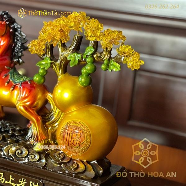 Ngựa Kéo Hồ Lô Phong Thủy