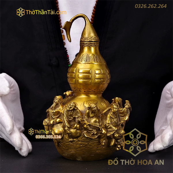 Hồ Lô Đồng Phong Thủy Bát Tiên