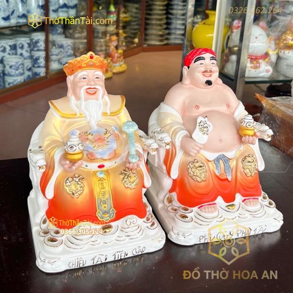 Tượng Thần Tài Thổ Địa Sứ Đỏ Đài Loan