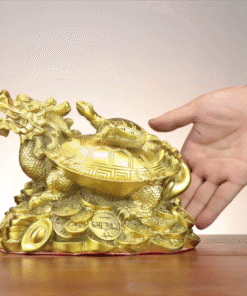Long Quy Cõng Rùa Con Đồng Phong Thuỷ