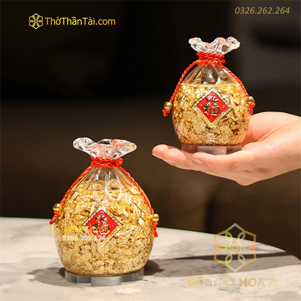 Túi Tiền Vàng Nước Phong Thủy
