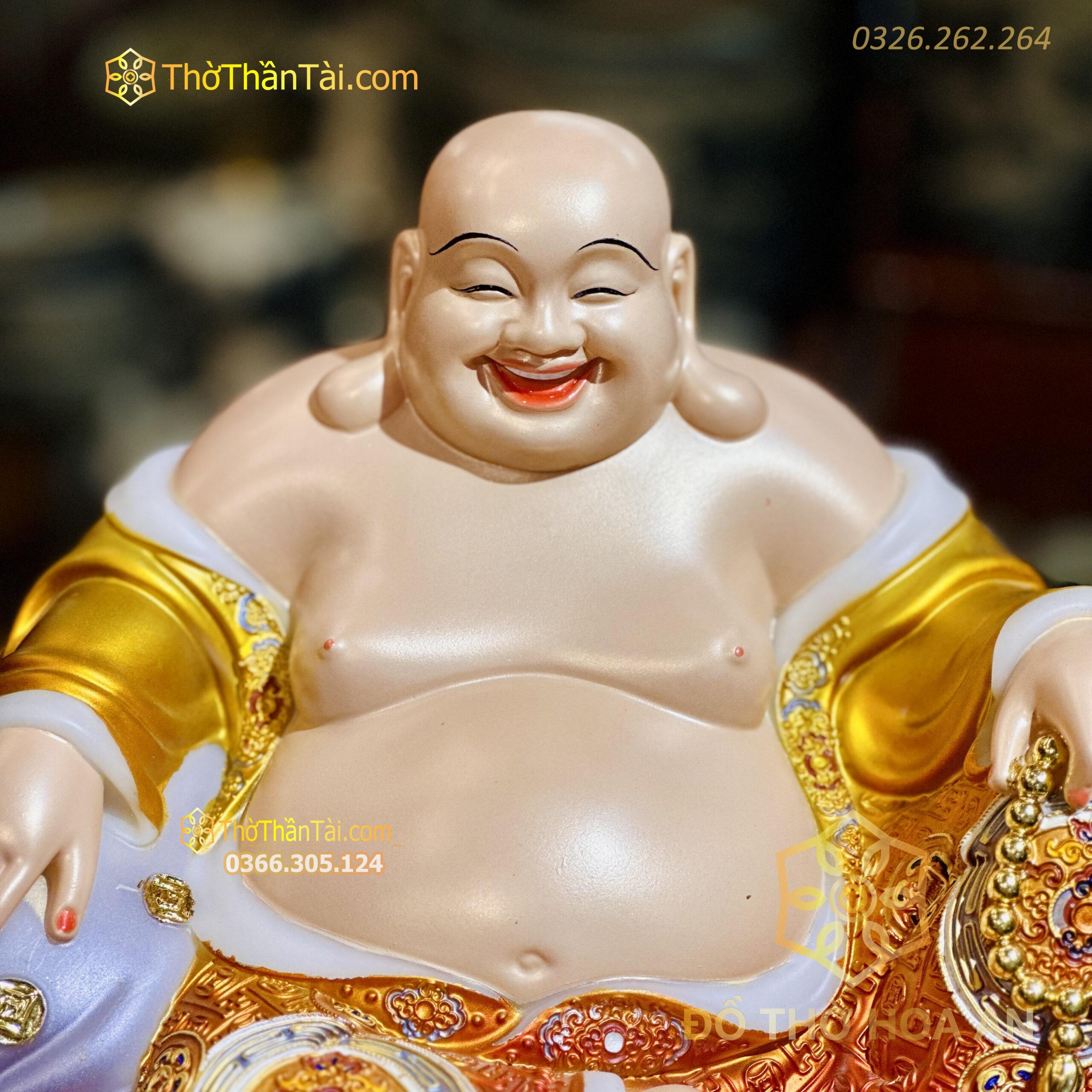 Tượng Di Lặc Hiệu Ứng Đồng Đỏ