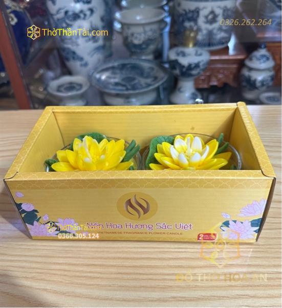 Nến Bơ Hoa Sen Tịnh Tâm 24h