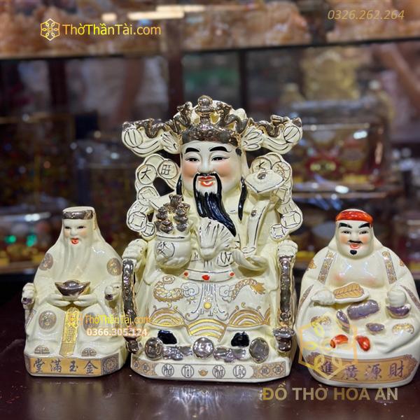 Tượng Thần Phát/ Tượng Thần Tiền Triệu Công Minh Sứ Vàng Ngà
