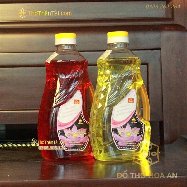 Dầu Đèn Cát Tường Lưu Ly Bàn Tay Phật Không Khói S4