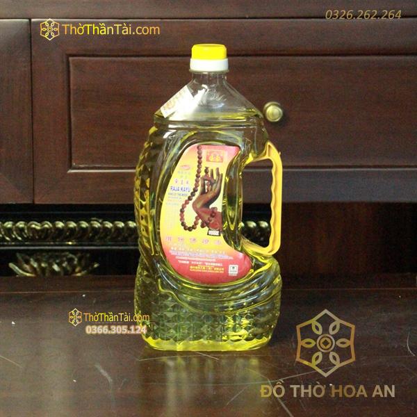 Dầu Đèn Cát Tường Lưu Ly Bàn Tay Phật Không Khói S1