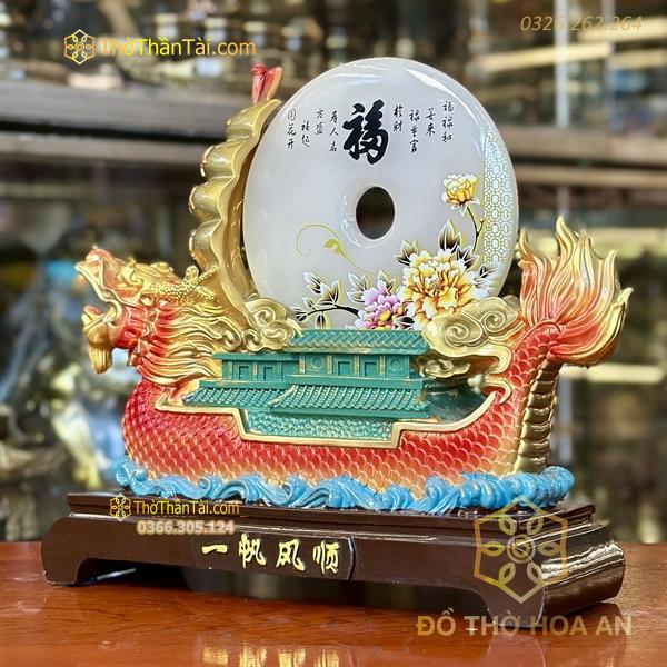 Thuyền Rồng Đồng Điếu Ngũ Sắc