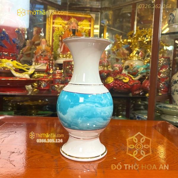 Lọ Hoa Vân Đá Xanh
