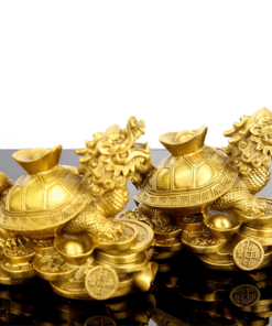 Long Quy Cõng Vàng Đồng Phong Thủy