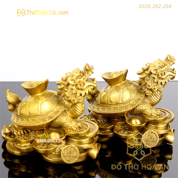 Long Quy Cõng Vàng Đồng Phong Thủy