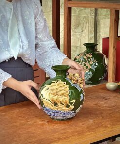 Bình Hút Lộc Thuận Buồm Xuôi Gió Đắp Nổi
