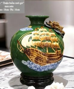 Bình Hút Lộc Thuận Buồm Xuôi Gió Đắp Nổi