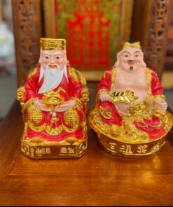 Tượng Thần Tài Thổ Địa Hồng Kông Đỏ