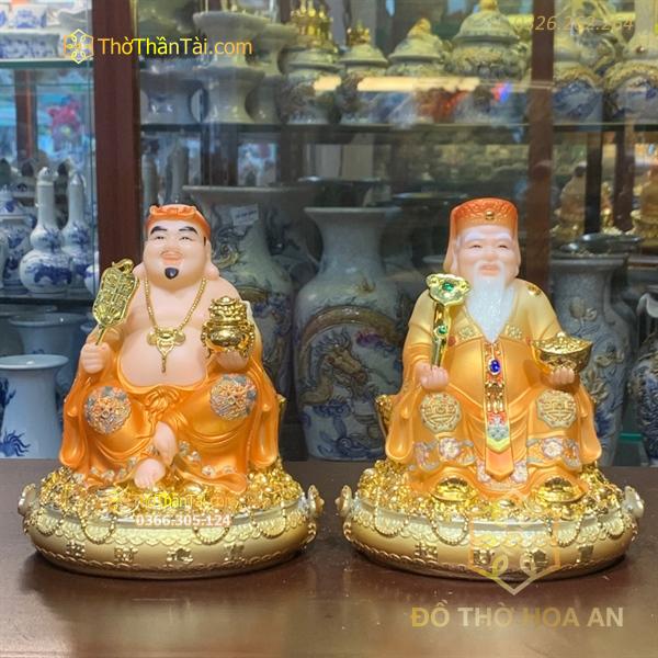 Tượng Thần Tài Thổ Địa Đá Vàng 4203