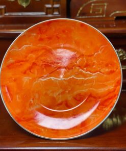 Mâm Bồng Thờ Sứ Vân Đá Đỏ