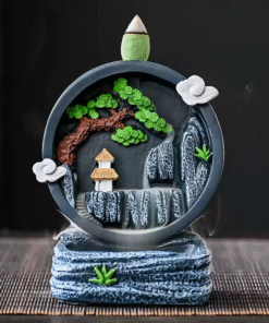 Đốt Trầm Tiểu Cảnh Cây Tùng Mây
