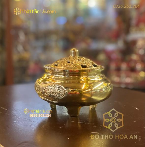 Đốt Trầm Đồng Vàng