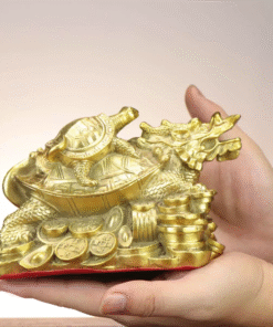Long Quy Cõng Rùa Con Đồng Phong Thuỷ