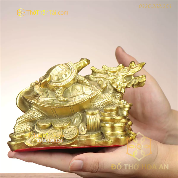 Long Quy Cõng Rùa Con Đồng Phong Thuỷ