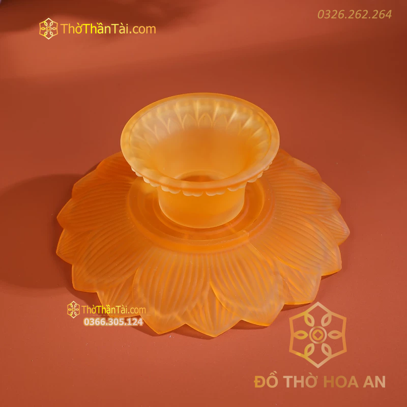 Mâm Bồng Thờ Lưu Ly Vàng