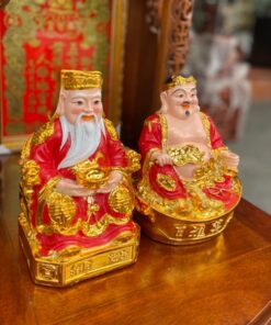 Tượng Thần Tài Thổ Địa Hồng Kông Đỏ